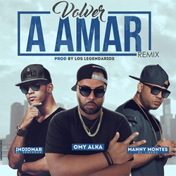 Volver a Amar (ft. Indiomar & Manny Montes) (Remix) (Single) - Omy Alka